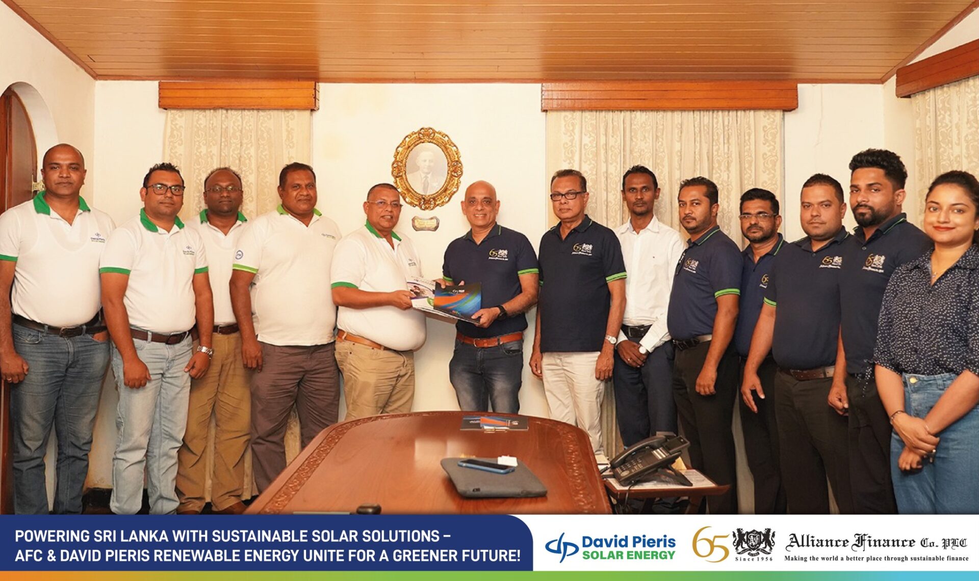 Alliance Finance & David Pieris Renewable Energy Unite for a Greener Sri Lanka